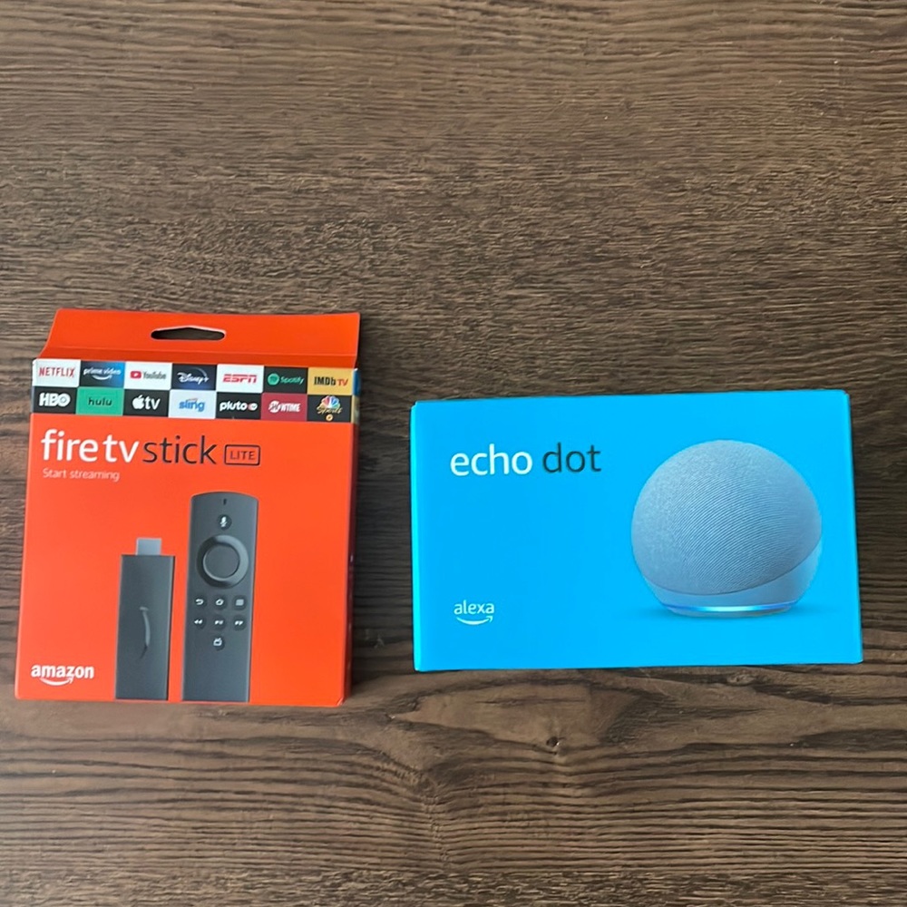 Fire TV Stick Lite ➕ Alexa ( echo dot)
